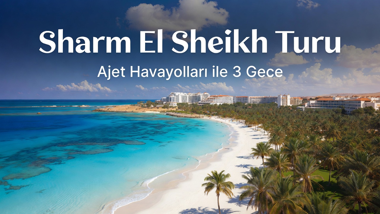 Sharm El Sheikh Turu Ajet Havayolları ile 3 Gece(Gidiş-Dönüş Gündüz Uçuşu)